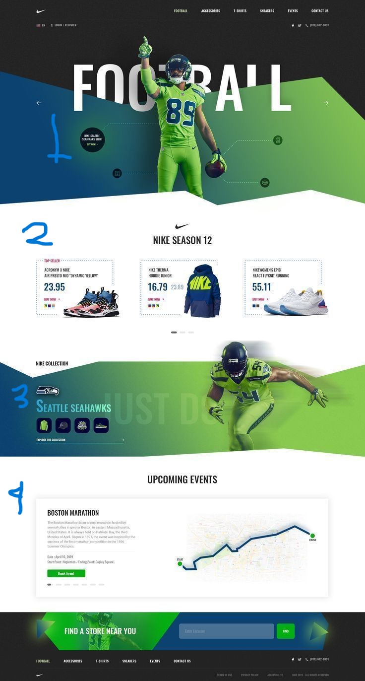Sportswear store design