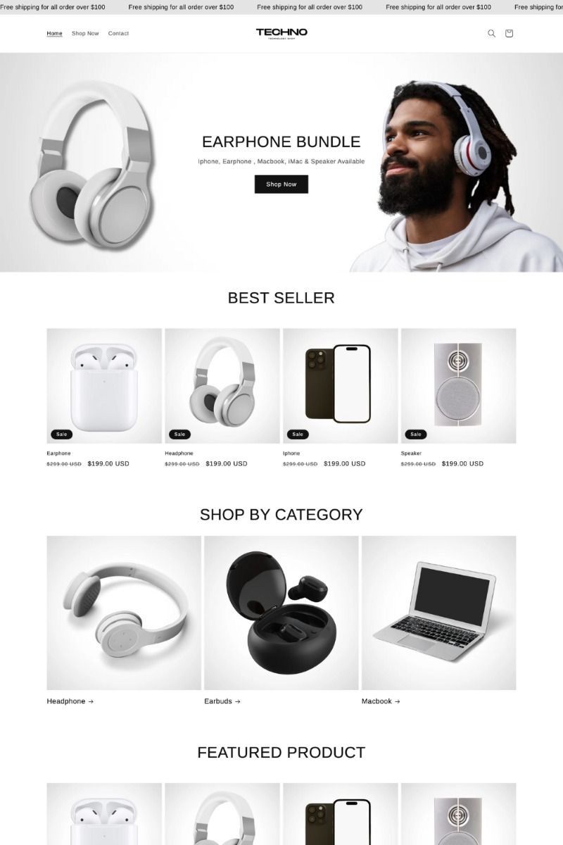 Electronics store design